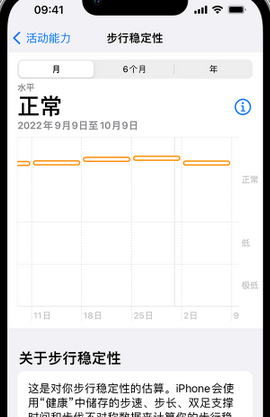 安远iPhone手机维修如何在iPhone开启'步行稳定性通知'