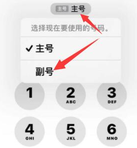 安远苹果14维修店分享iPhone 14 Pro Max使用副卡打电话的方法 